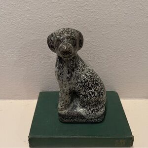 Vintage Style Cermaic Glazed Dog Figurine
